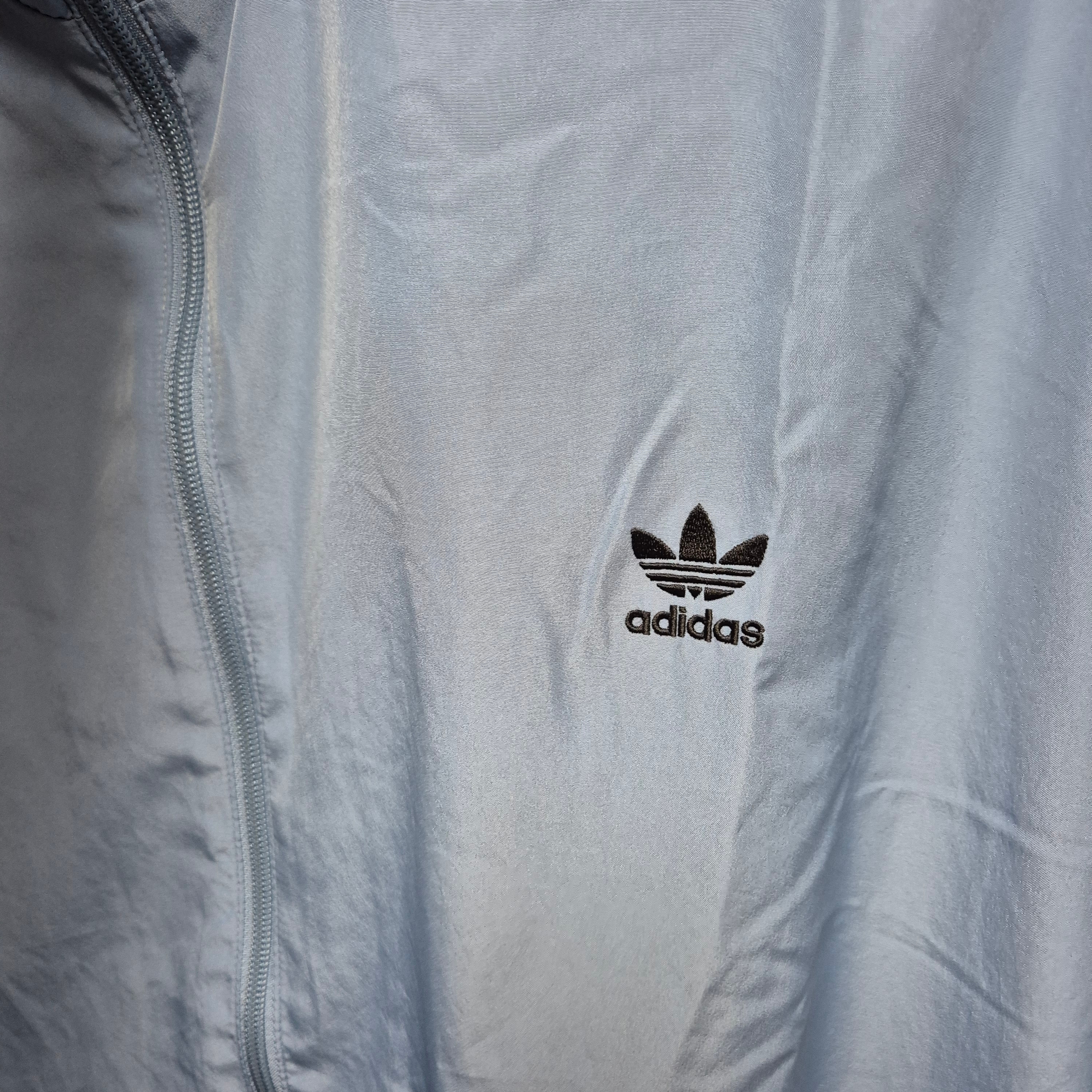 (W) Adidas Adilenium Season 3 Oversized Track Top Ash Blue Black - US Sizing 착용 스타일