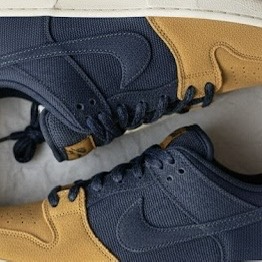 Nike SB Dunk Low Pro Premium Desert Ochre and Midnight Navy 착용 스타일