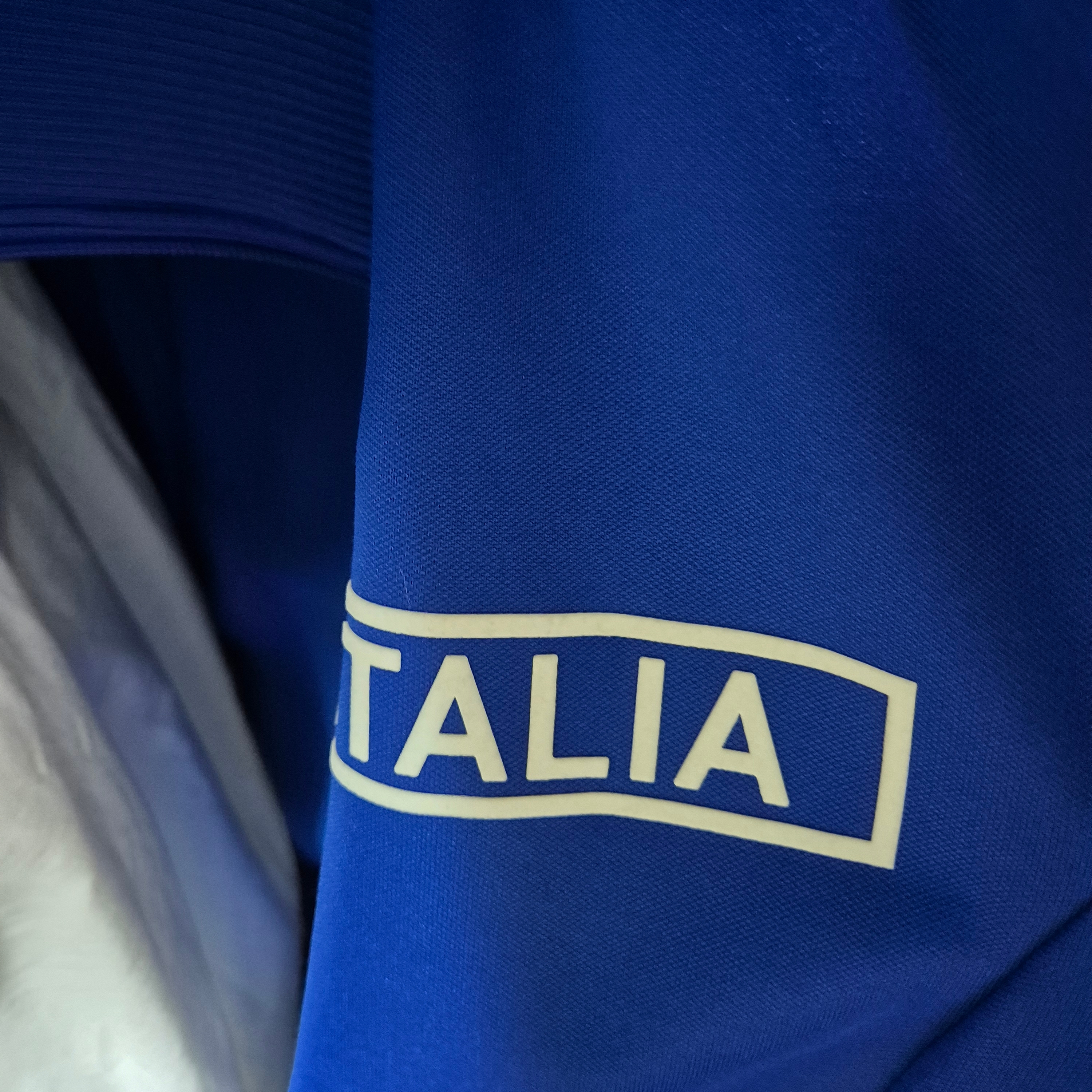 Adidas Italy Beckenbauer Track Top Royal Blue - KR Sizing 착용 스타일