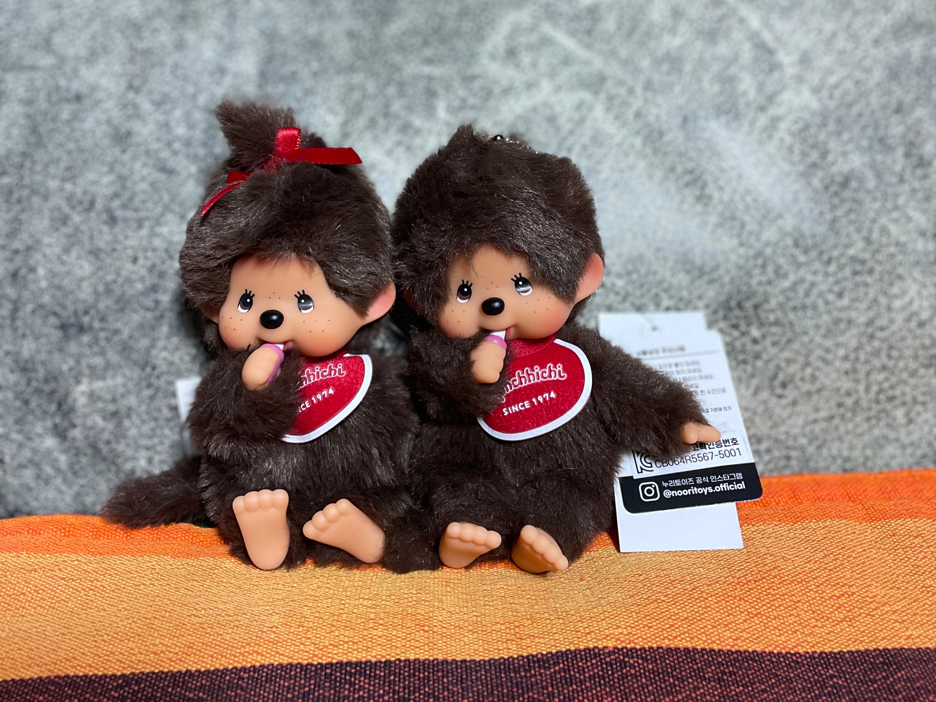 Monchhichi SS Keychain Girl 착용 스타일