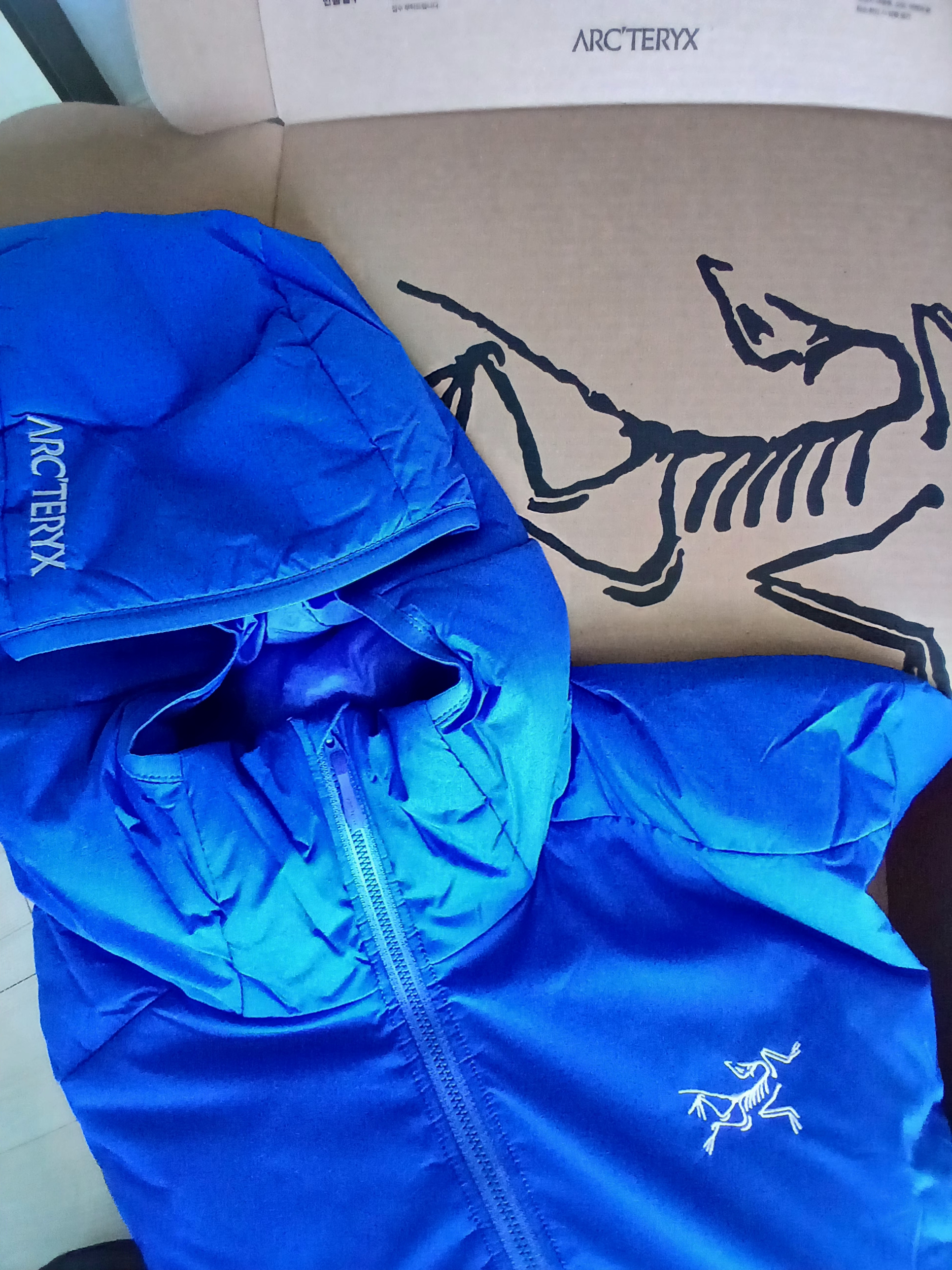 Arc'teryx Atom SV Hoody Vitality, Arc'teryx Cronin Cotton Pants Carob 착용 스타일 - 2