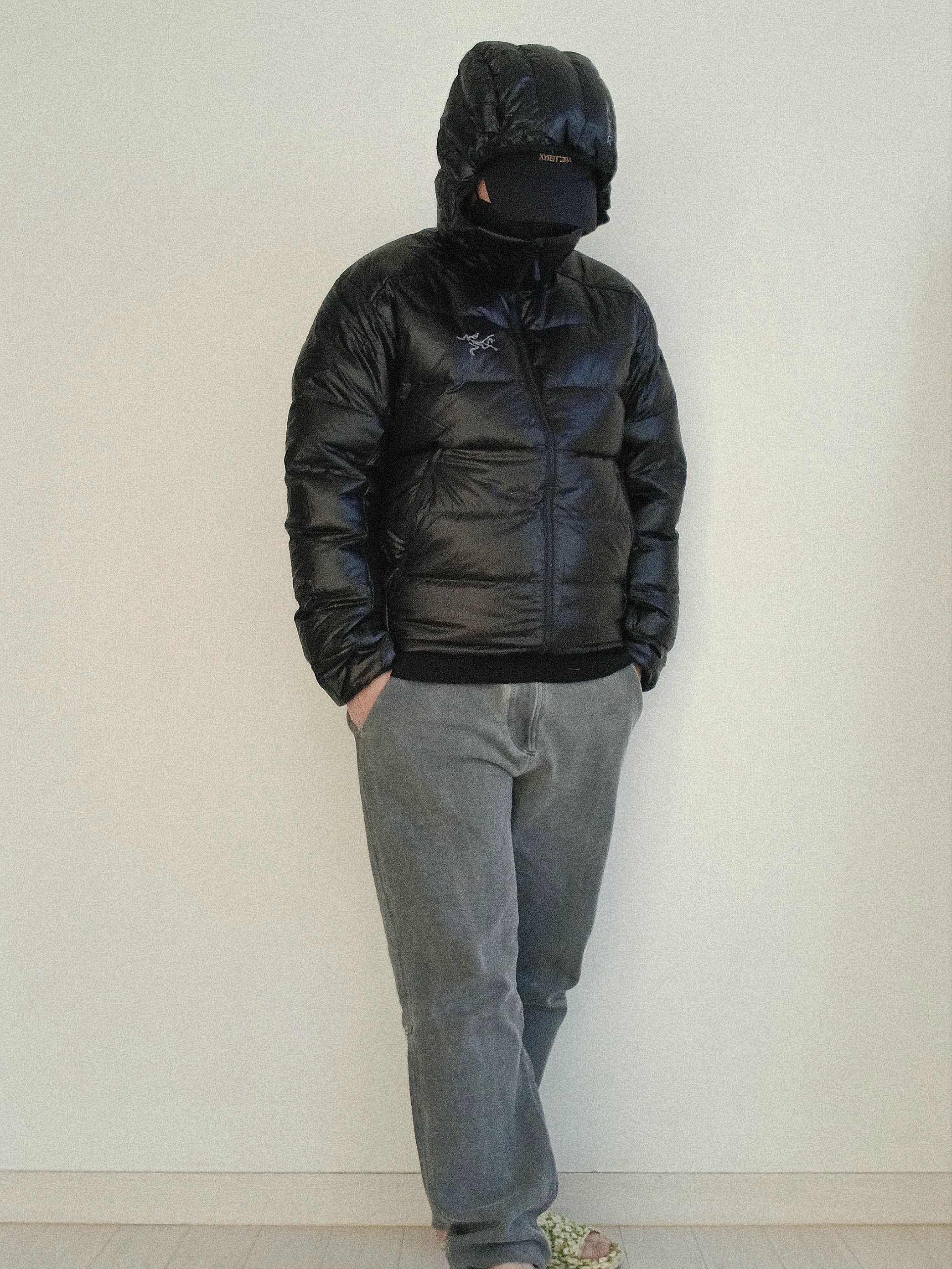 Arc'teryx Cerium SV Hoody Black, Arc'teryx Kyanite LT Hoody Black 착용 스타일 - 5
