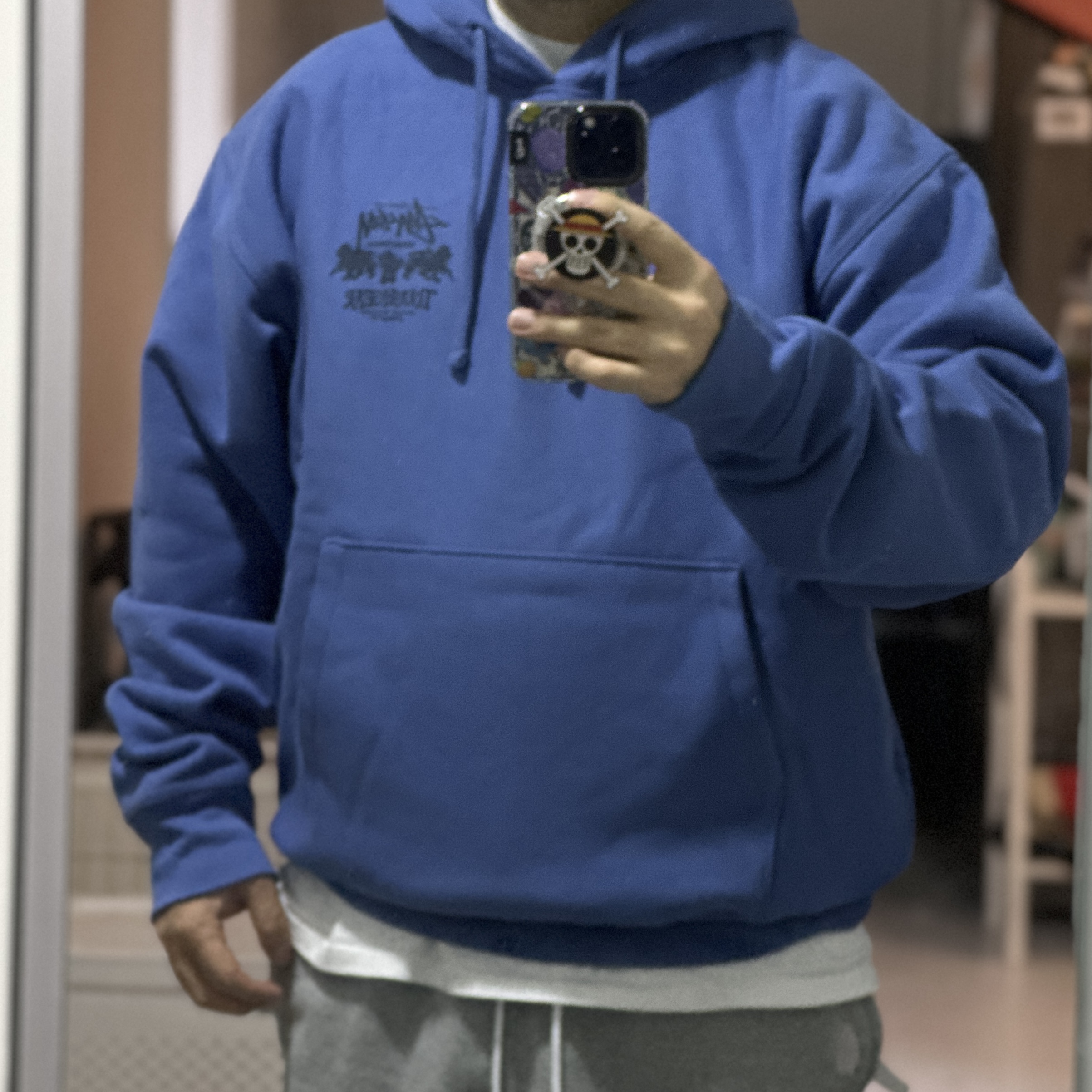 Stussy Tough Gear International Hoodie Pacific 착용 스타일 - 2