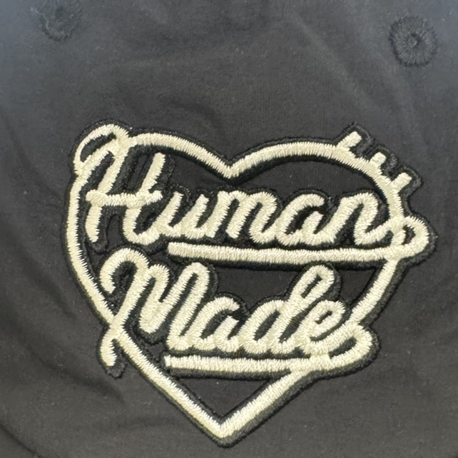 Human Made 5 Panel Nylon Cap Black 착용 스타일