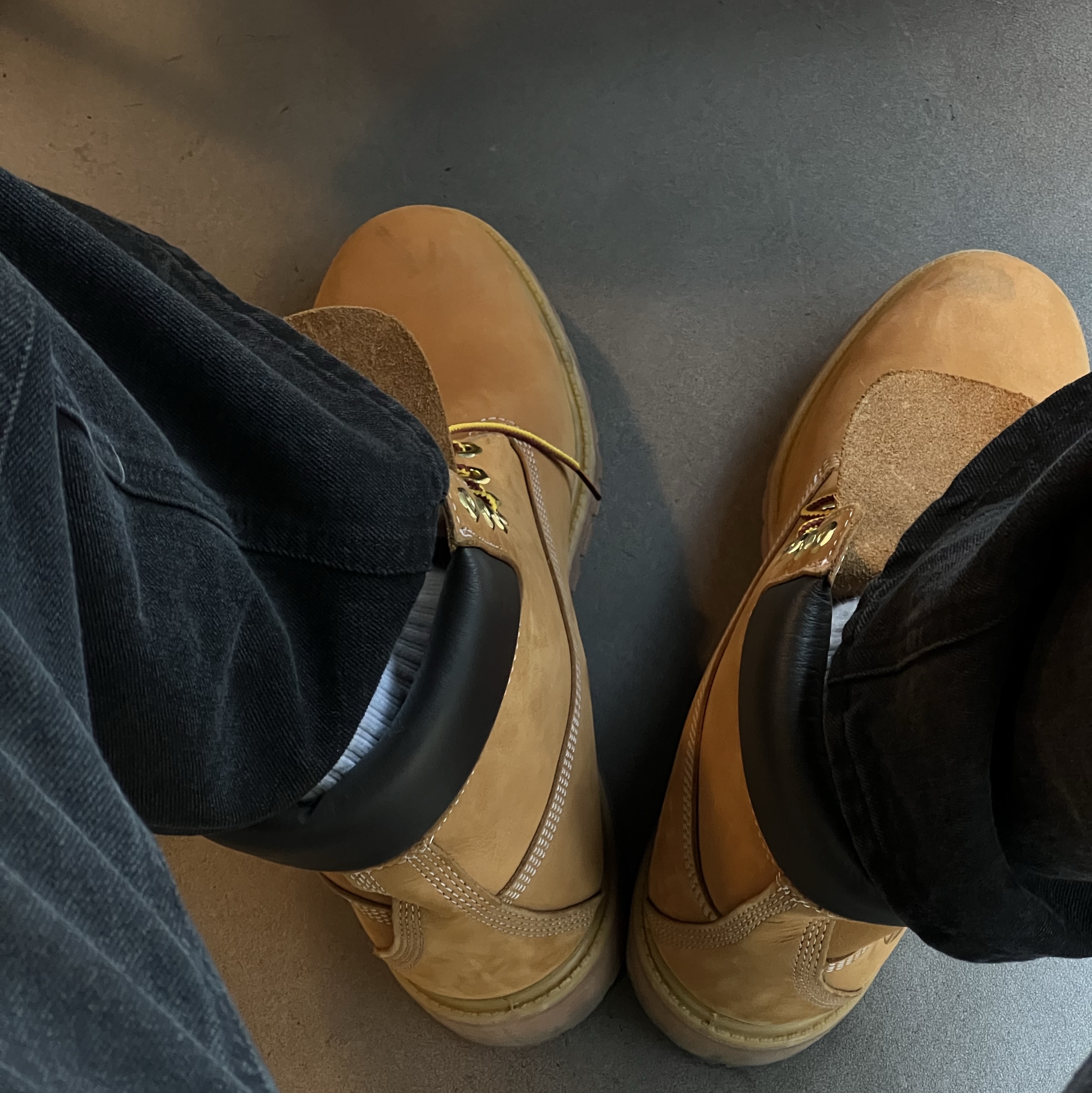 Timberland Premium 6 inch Waterproof Boot Wheat Nubuck - Wide 착용 스타일