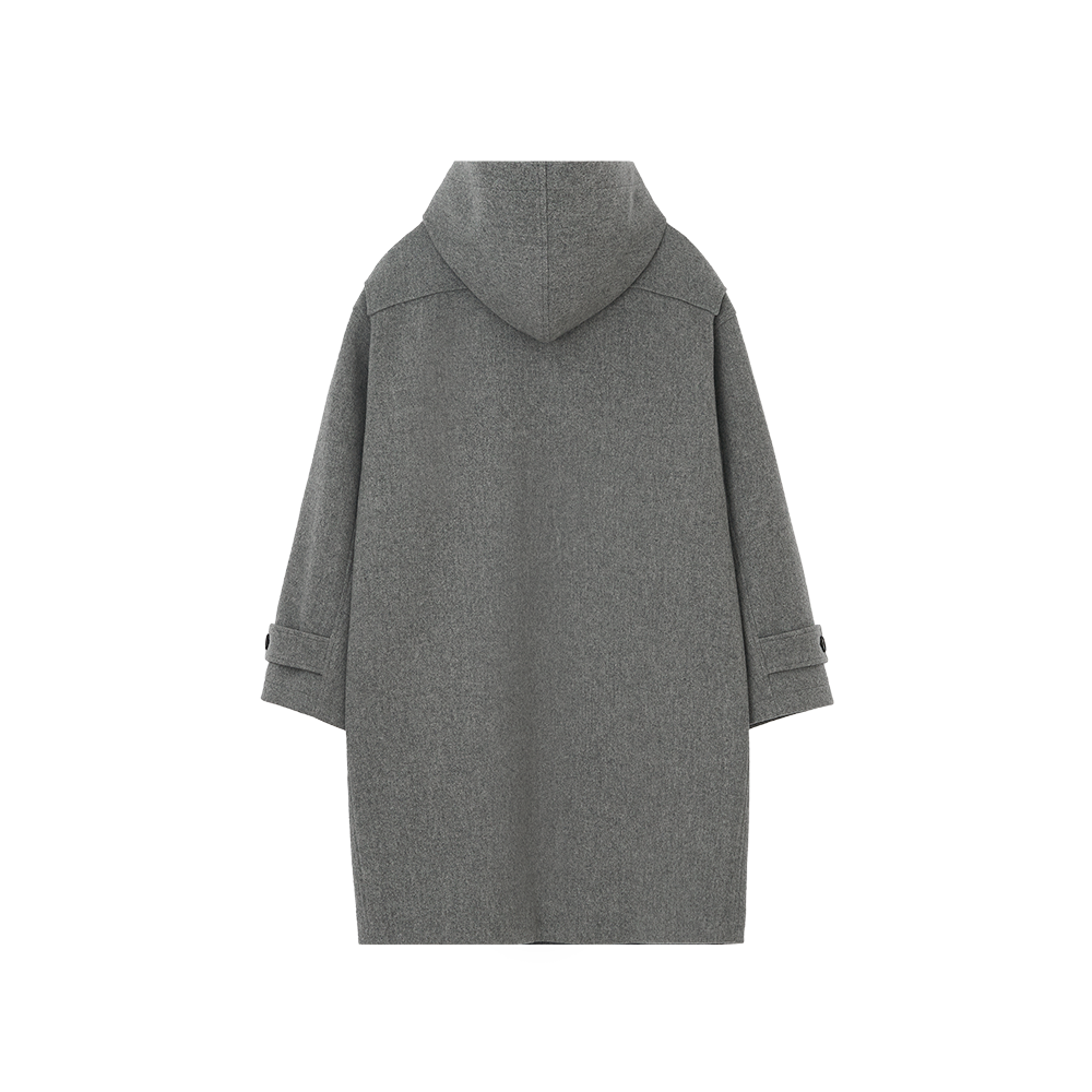 지비에이치 어페럴 롱 더플 코트 / 그레이(GBH APPAREL Long Duffle Coat / Grey) - 2