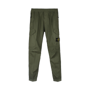Stone Island 31403 Stretch Cotton Canvas Cargo Pants Olive Green - 20SS