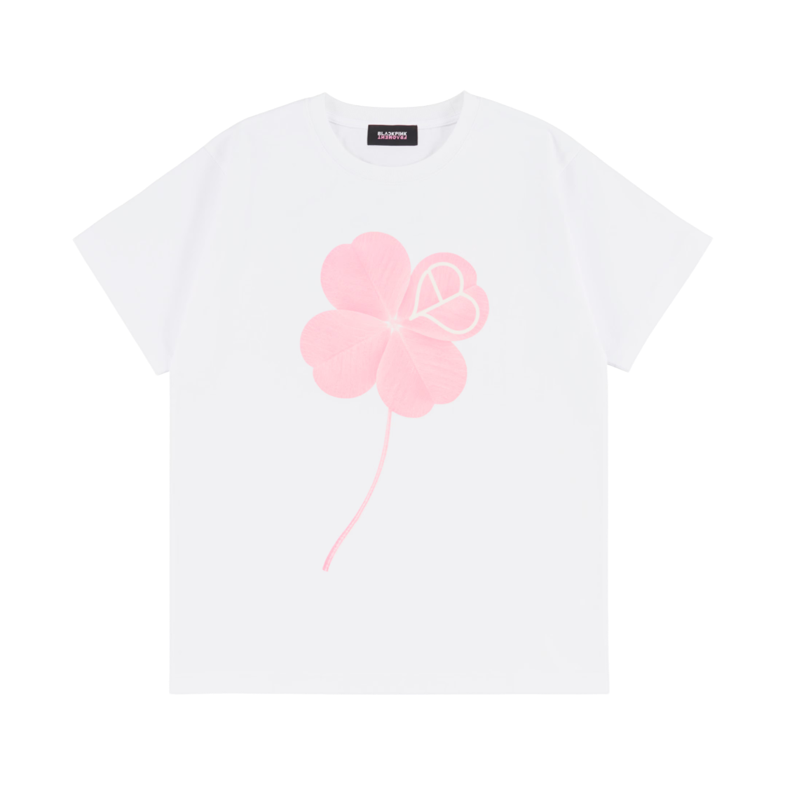 프라그먼트 x 블랙핑크 클로버 티셔츠 화이트(Fragment x Blackpink T-Shirt Clover White)