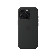 Apple iPhone 16 Silicone Case with MagSafe Black