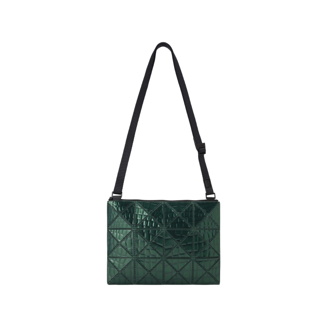 BB58-AG831-66 Bao Bao Issey Miyake Meta Kaiju Shoulder Bag Deep Green