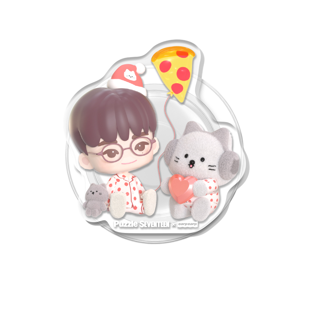 [퍼즐 세븐틴 X 어프어프] 맥세이프 아크릴스마트톡 (디케이)([Puzzle SEVENTEEN X EARPEARP] Magsafe Acrylic Smart Tok (DK)) - 2