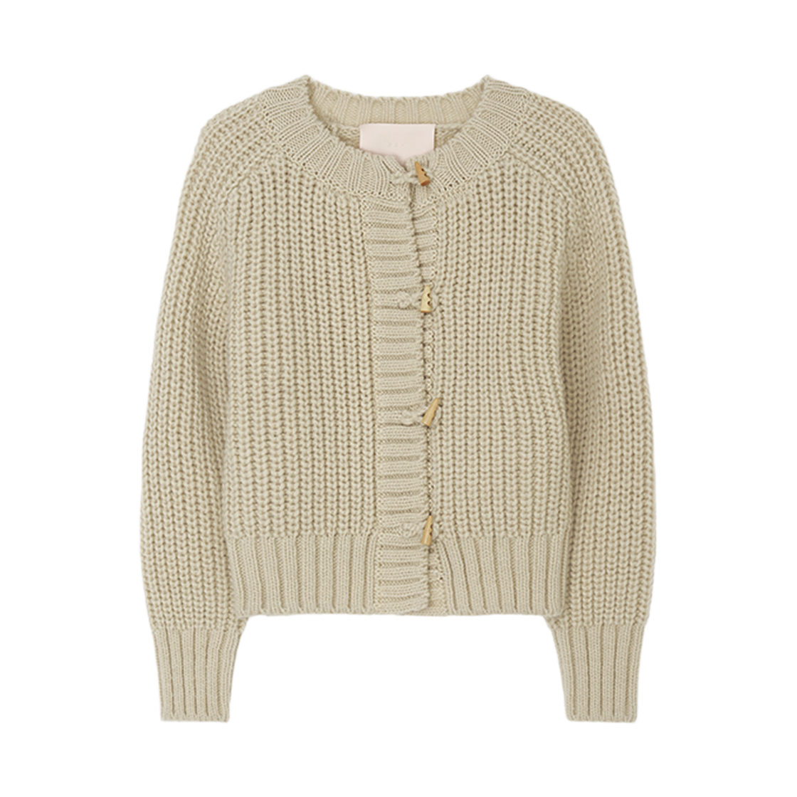 APB3CD050IVFF GBH APPAREL Bulky Knit Cardigan / Ivory