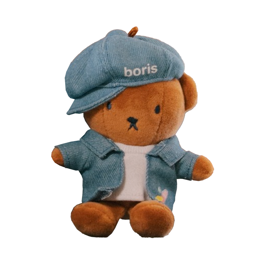 미피 서울 데님 에디션 보리스 키링(Miffy Seoul Denim Edition Boris Keyring)