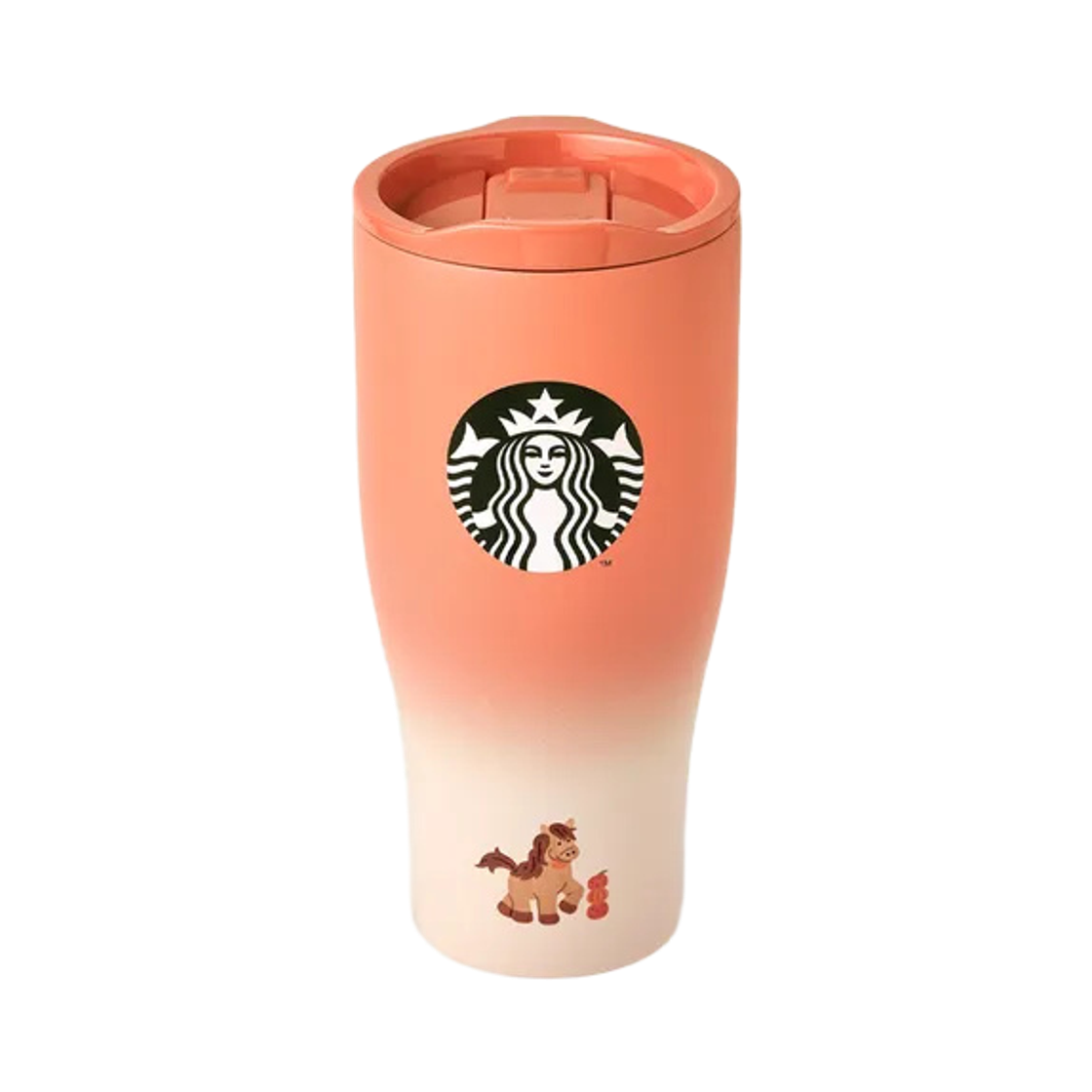 스타벅스 해피 포니 팜 SS 베이비 포니 탠저린 텀블러 784ml(Starbucks Happy Pony Parm SS Baby Pony Tangerine Tumbler 784ml) - 1