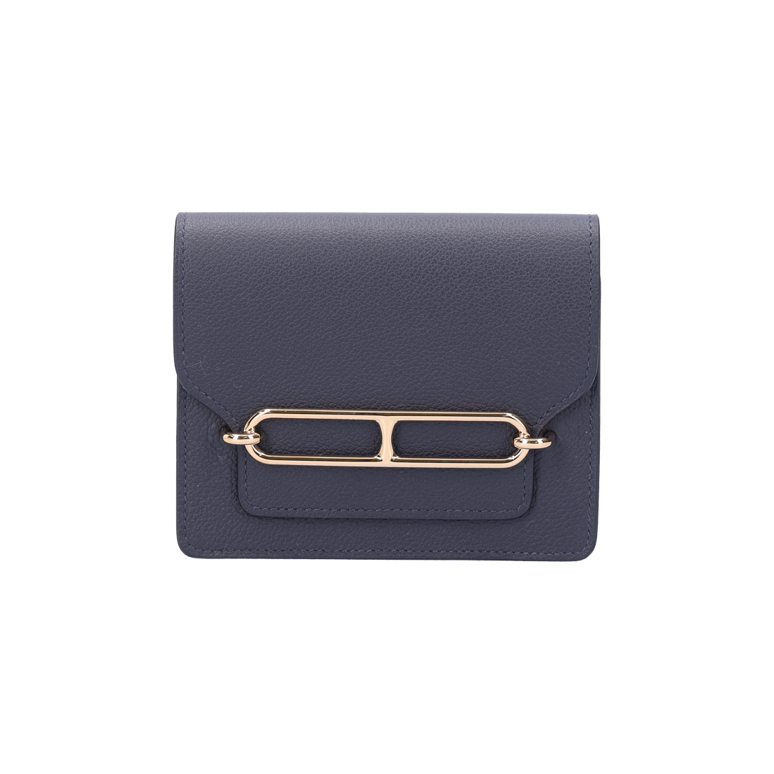 IT6QCWV3AK2W Hermes H082053CP2Z Slim Wallet in Evercolor Blue Nappa with Gold Hardware and Z Engraving