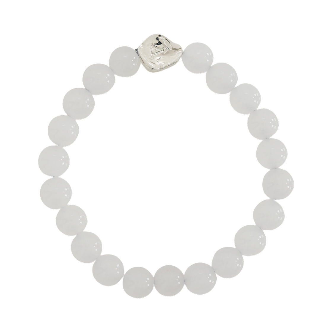 - Aviemuah Jade Bracelet White