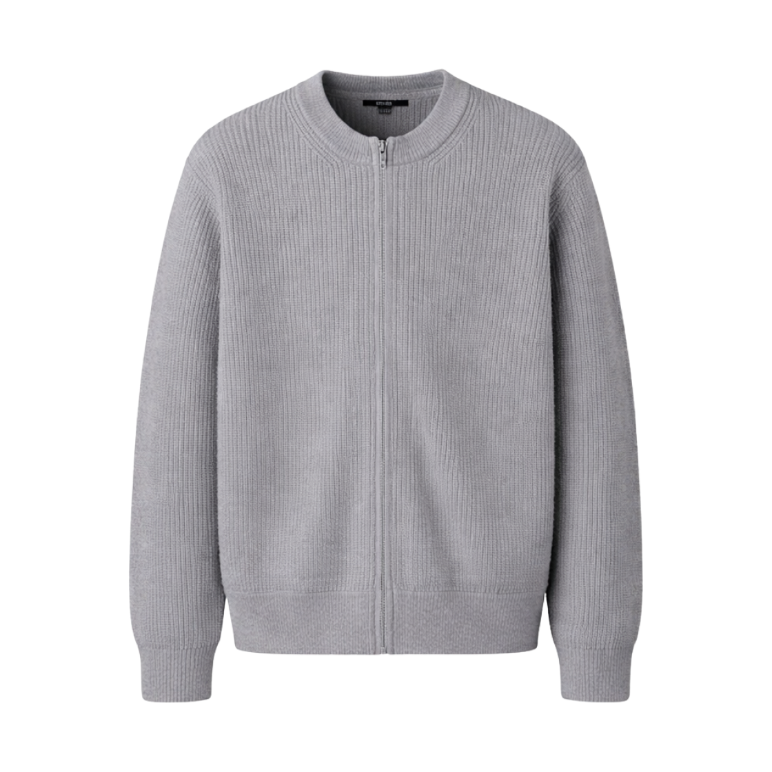 유니클로 C 크루넥 풀집 가디건 그레이 - JP(Uniqlo C Crewneck Full Zip Cardigan Gray - JP) - 1