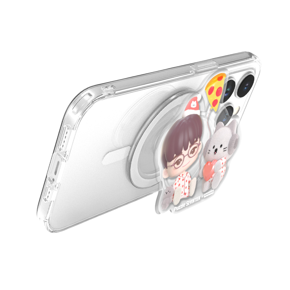 [퍼즐 세븐틴 X 어프어프] 맥세이프 아크릴스마트톡 (디케이)([Puzzle SEVENTEEN X EARPEARP] Magsafe Acrylic Smart Tok (DK)) - 5