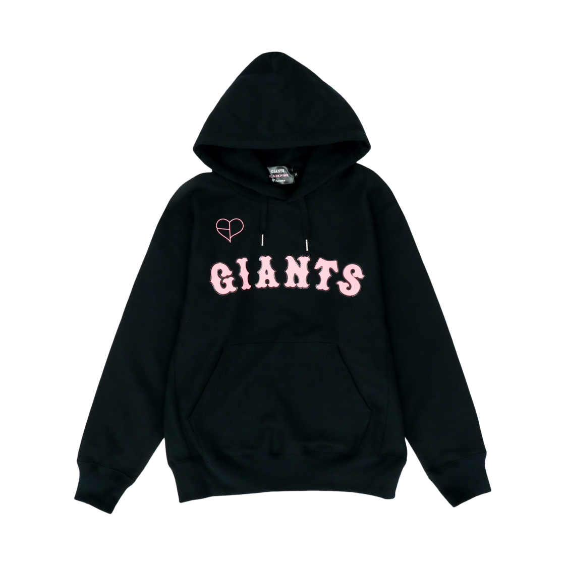 블랙핑크 x 요미우리 자이언츠 로고 후드 블랙(Blackpink x Yomiuri Giants Logo Hoodie Black) - 1