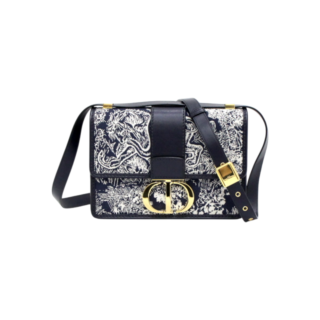 ITJP676ONJQH Dior M928 Montaigne 30 Reverse Jacquard Flap Shoulder Bag/Crossbody