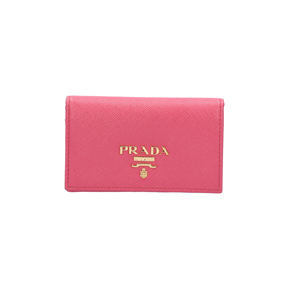 프라다 사피아노 레더 카드지갑 피오니 핑크(Prada Saffiano Leather Card Holder in Peony Pink)