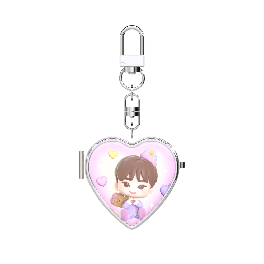 [퍼즐 세븐틴 X 어프어프] 거울 키링 (민규)([Puzzle SEVENTEEN X EARPEARP] Mirror Key Chain (MINGYU))