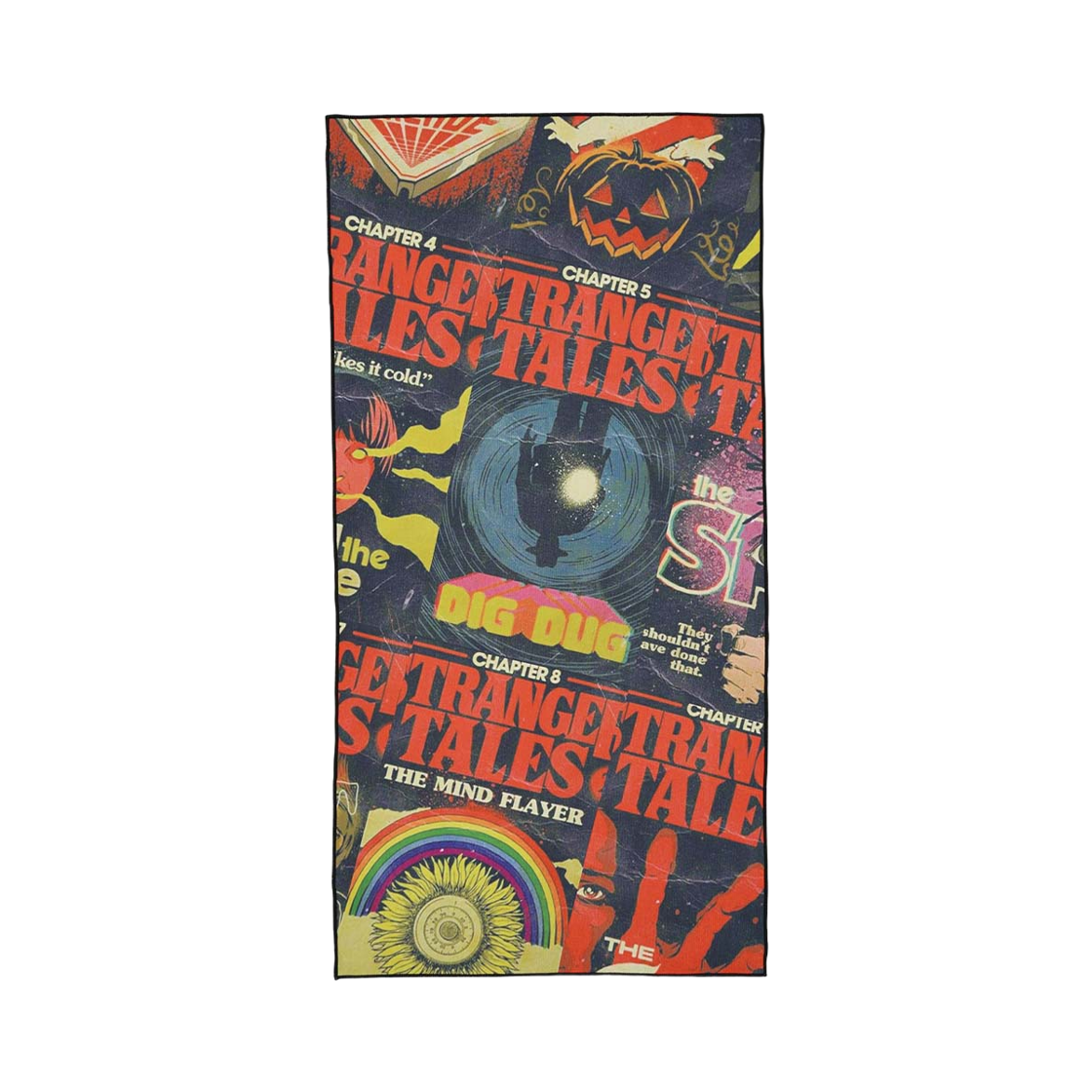 반다이 제일복권 기묘한 이야기 뒤집힌 세계 C상 시즌 2 빅 타월(Bandai Ichiban Kuji Stranger Things Unknown World C Prize Season 2 Big Towel) - 1