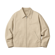 Uniqlo Zip-Up Blouson Beige - JP