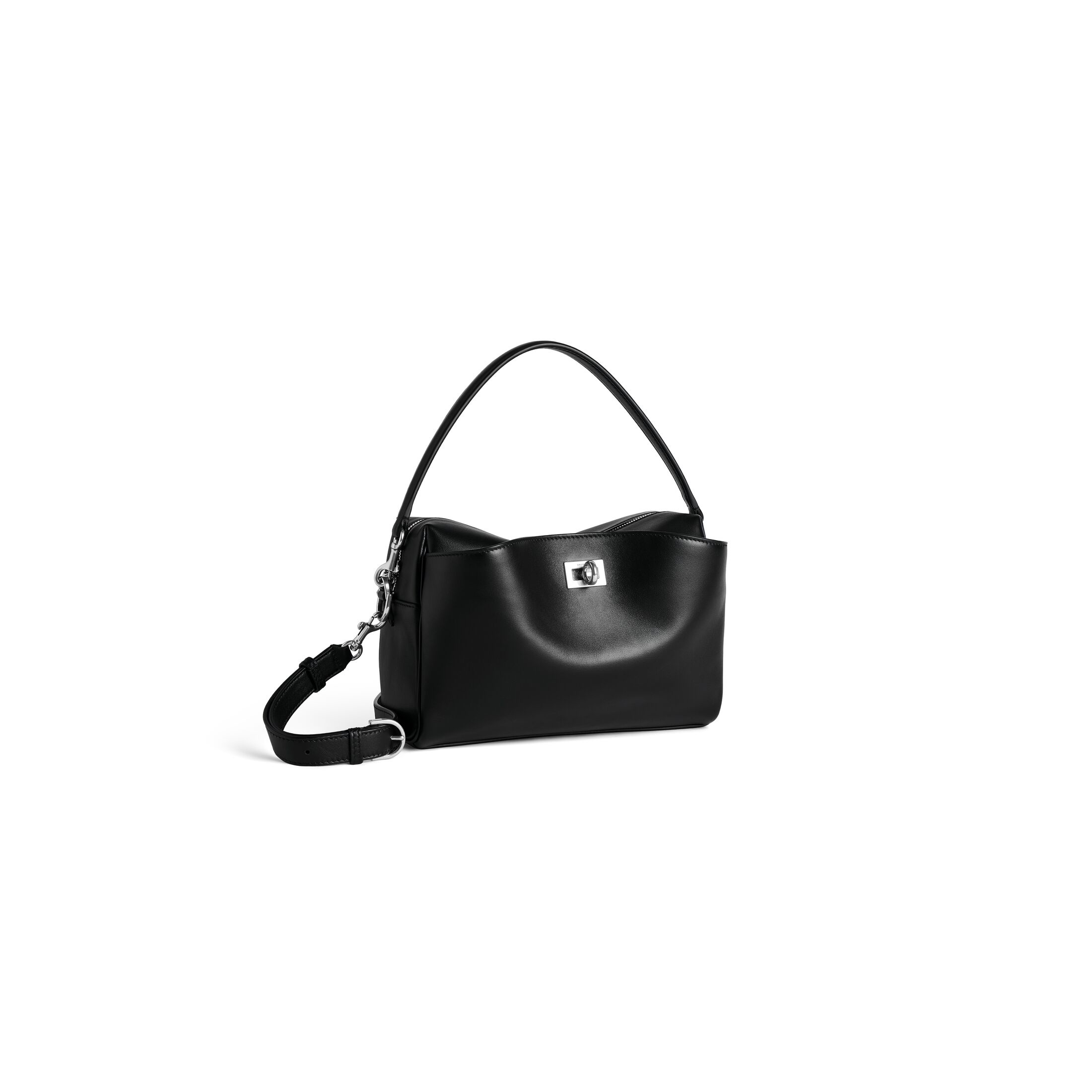 Balenciaga Rodeo Camera Bag Black 착용 스타일 - 3