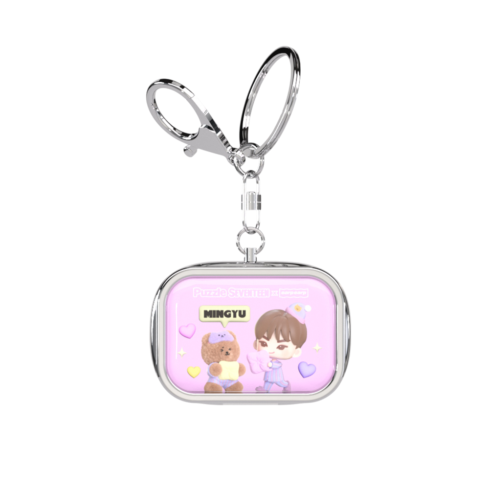 E2512_0278 [Puzzle SEVENTEEN X EARPEARP] Tin Case Key Chain (MINGYU)