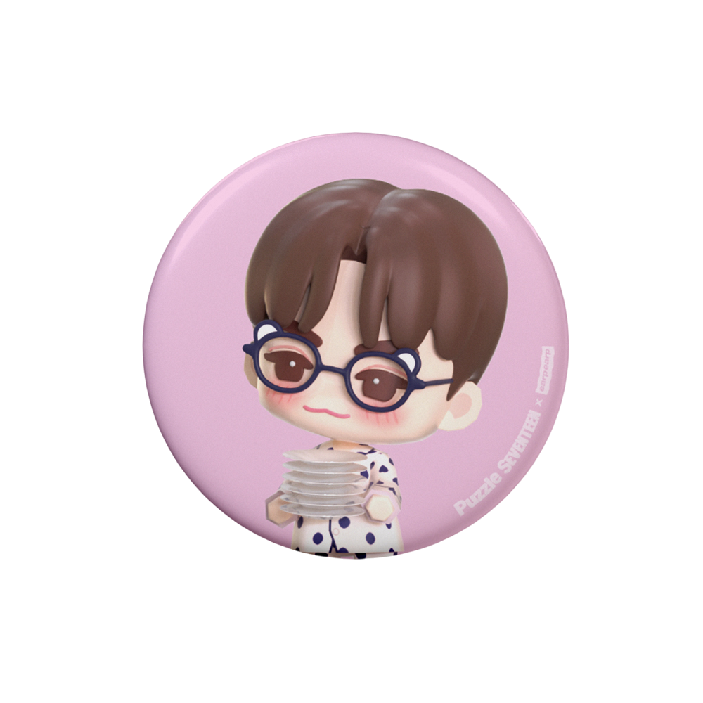 E2512_0307 [Puzzle SEVENTEEN X EARPEARP] Pin Button (VERNON)