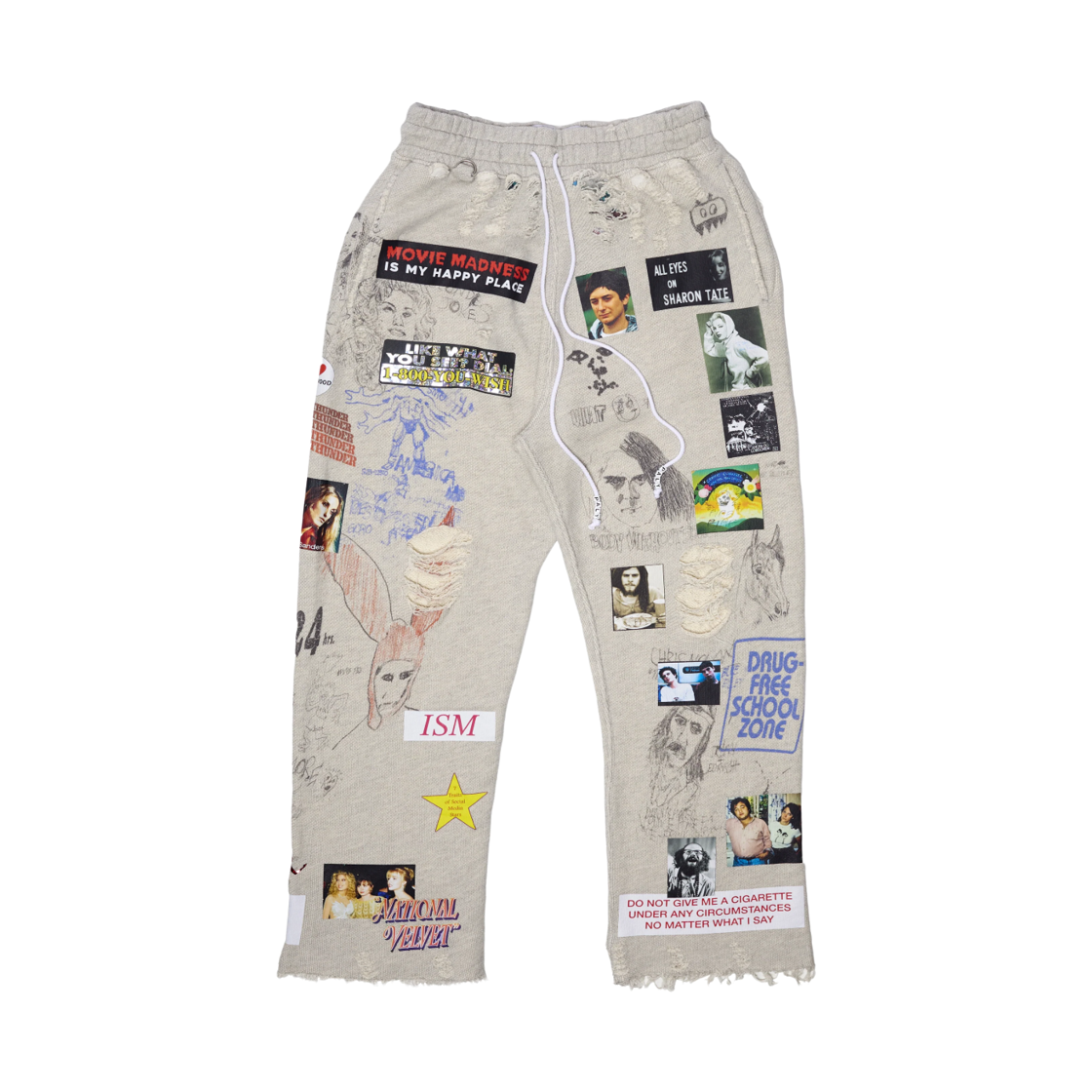팔리 할리우드 무비 매드니스 스웨트팬츠 그레이(Paly Hollywood Movie Madness Sweatpant Grey)