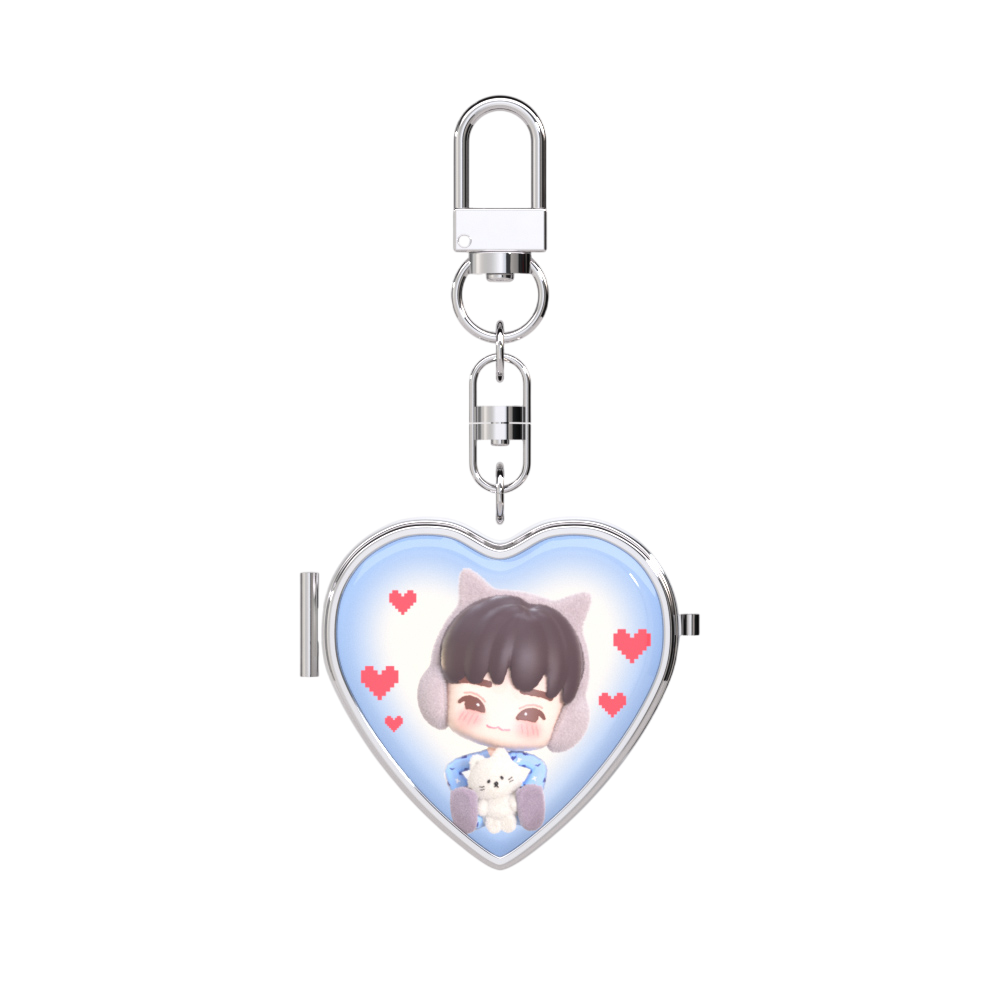 E2512_0259 [Puzzle SEVENTEEN X EARPEARP] Mirror Key Chain (JOSHUA)