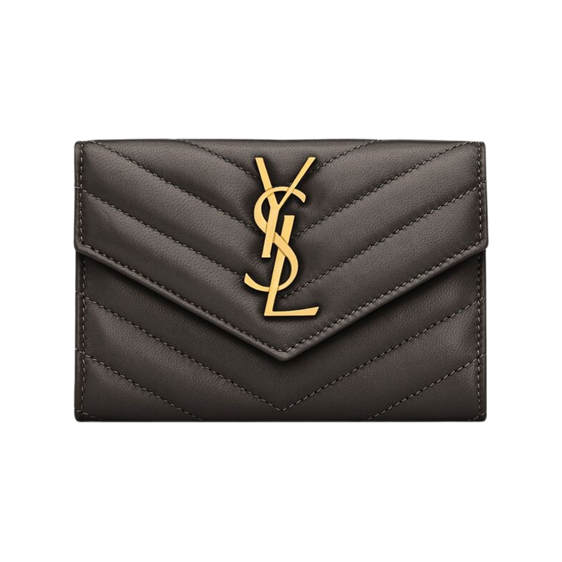 생로랑 카산드라 월렛 램스킨 어반 그레이(Saint Laurent Cassandre Wallet in Lambskin Urban Grey)