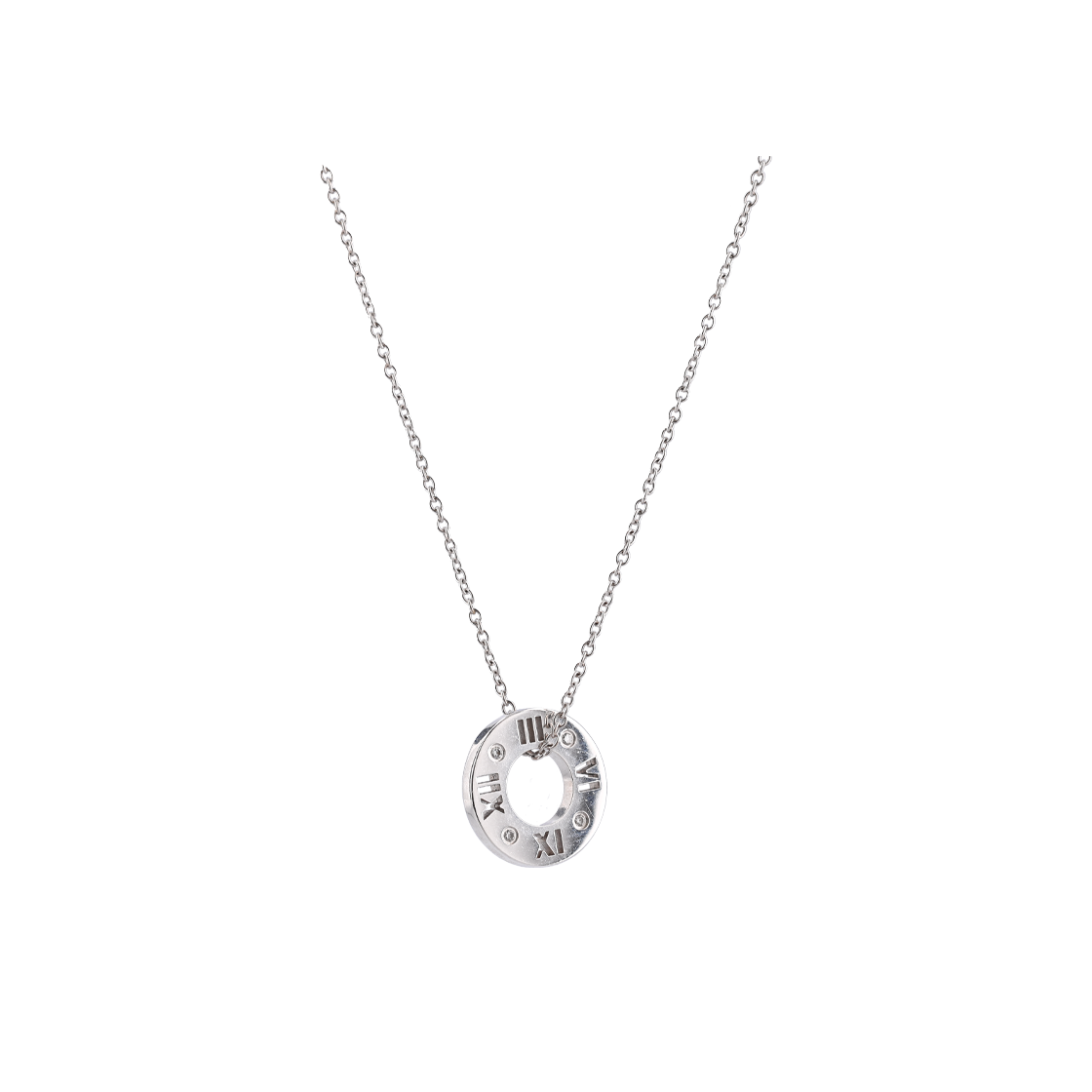 티파니 아틀라스 서클 펜던트 18K 화이트 골드(Tiffany Atlas Circle Pendant in 18K White Gold) - 1