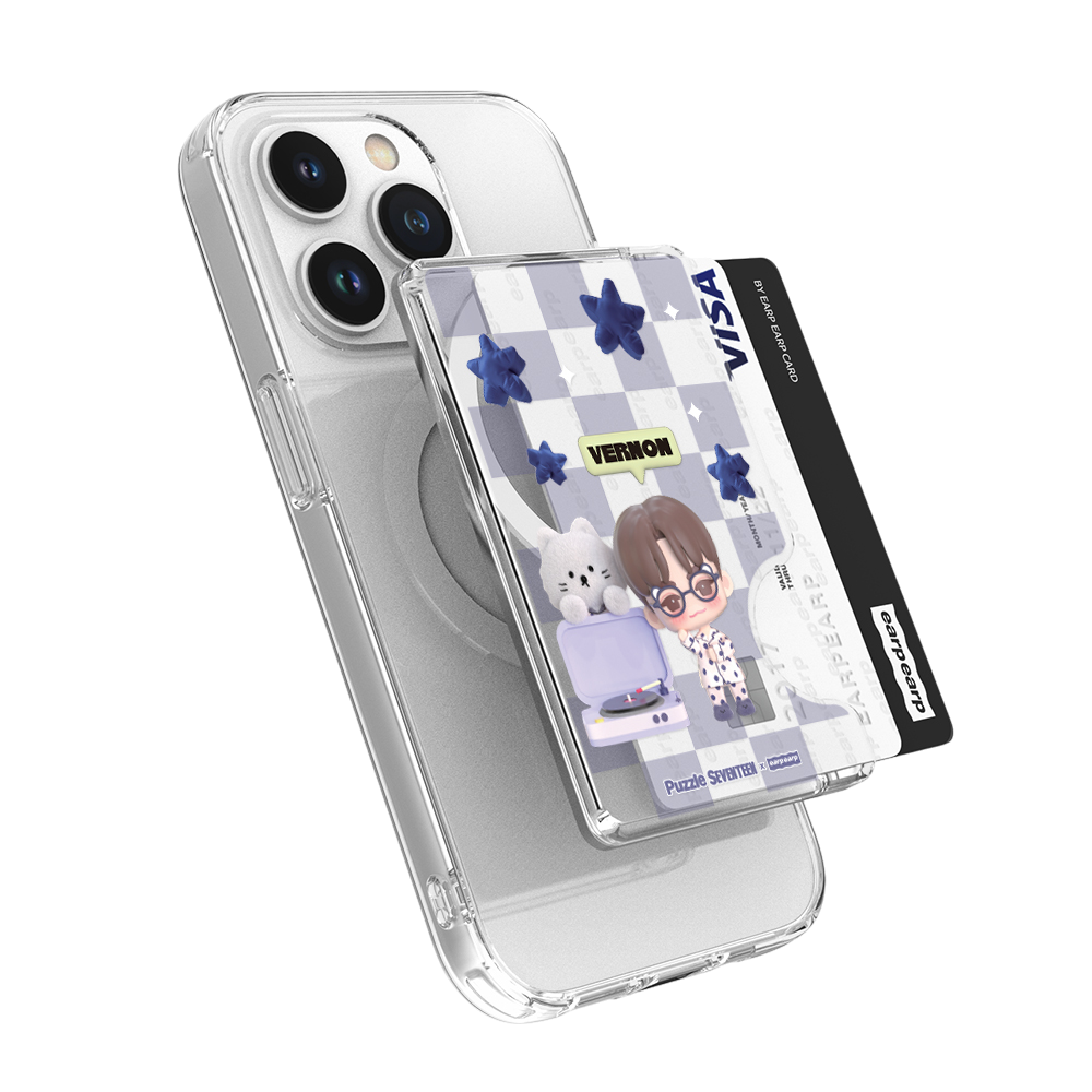 E2512_0255 [Puzzle SEVENTEEN X EARPEARP] MagSafe Card Wallet (VERNON)