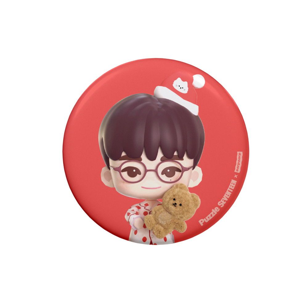 E2512_0305 [Puzzle SEVENTEEN X EARPEARP] Pin Button (DK)