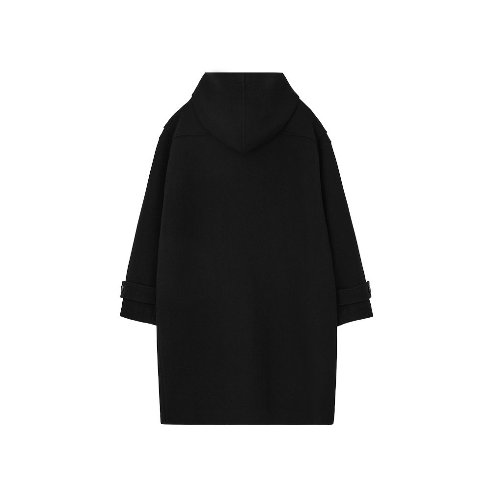 지비에이치 어페럴 롱 더플 코트 / 블랙(GBH APPAREL Long Duffle Coat / Black) - 2