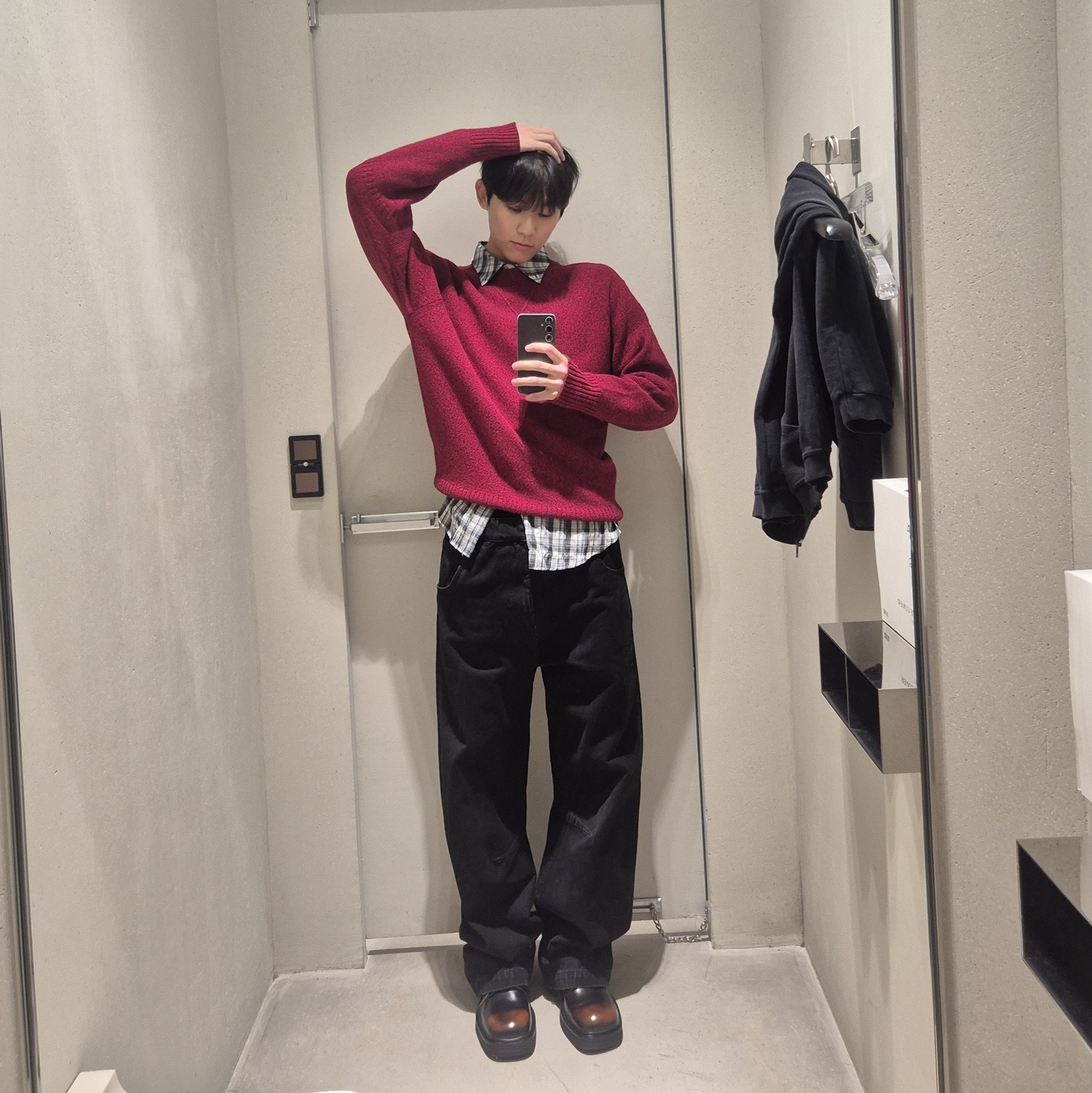 Eytys Savoy Leather Amber - 25FW 착용 스타일 - 2