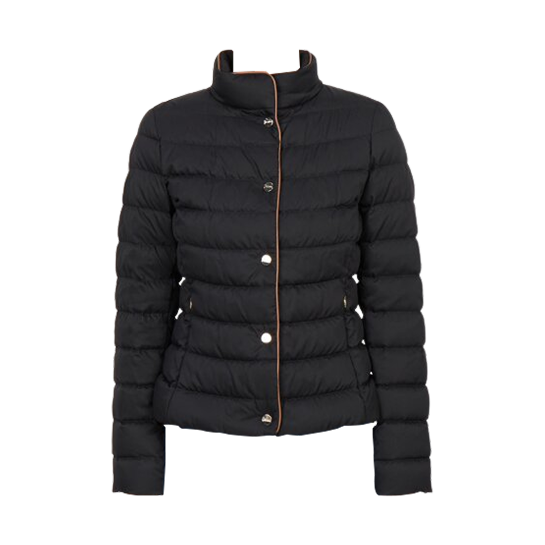 (W) 에르노 A-쉐입 다운 자켓 블랙((W) Herno A-Shape Down Jacket Black)