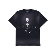 SLAYER Undermycar Diabolus In Musica Vintage Washed T-Shirts Black