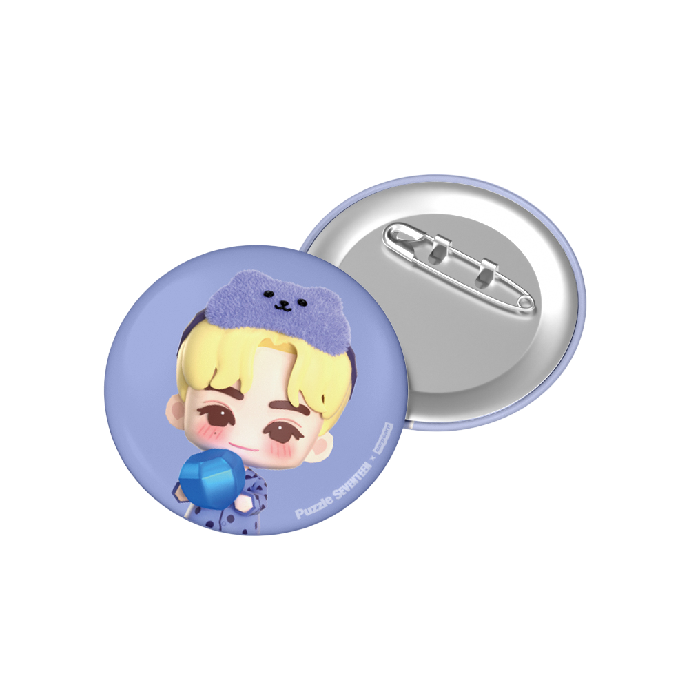 [퍼즐 세븐틴 X 어프어프] 핀 버튼 (정한)([Puzzle SEVENTEEN X EARPEARP] Pin Button (JEONGHAN)) - 3