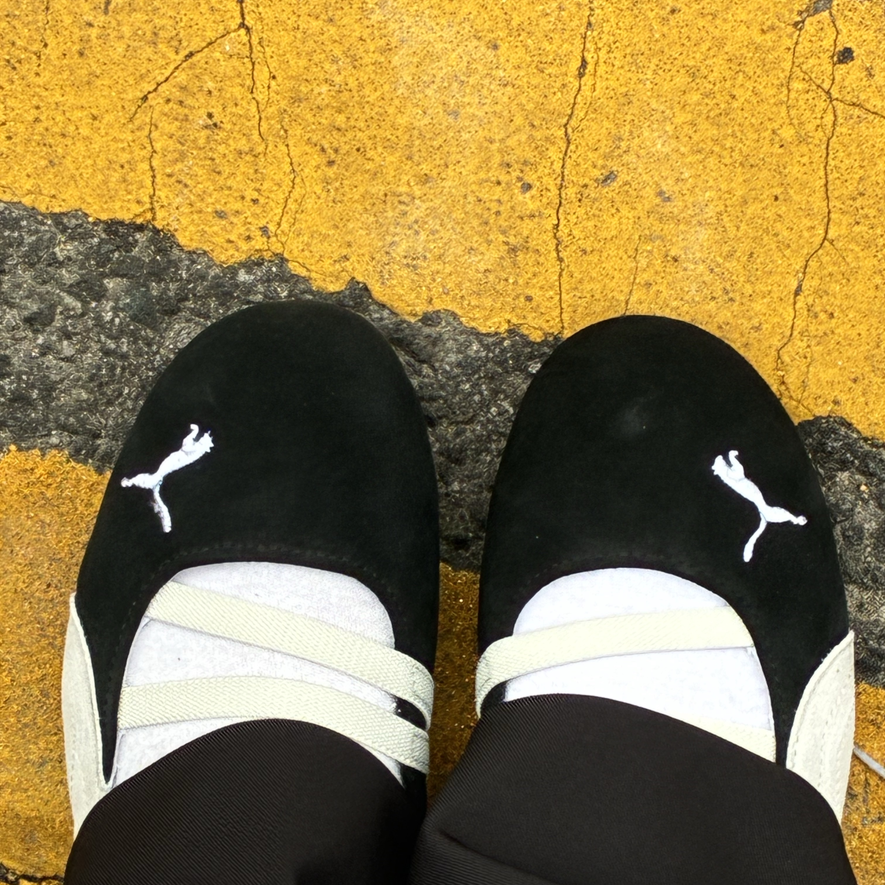 (W) Puma Speedcat Ballet Suede Puma Black Puma White 착용 스타일
