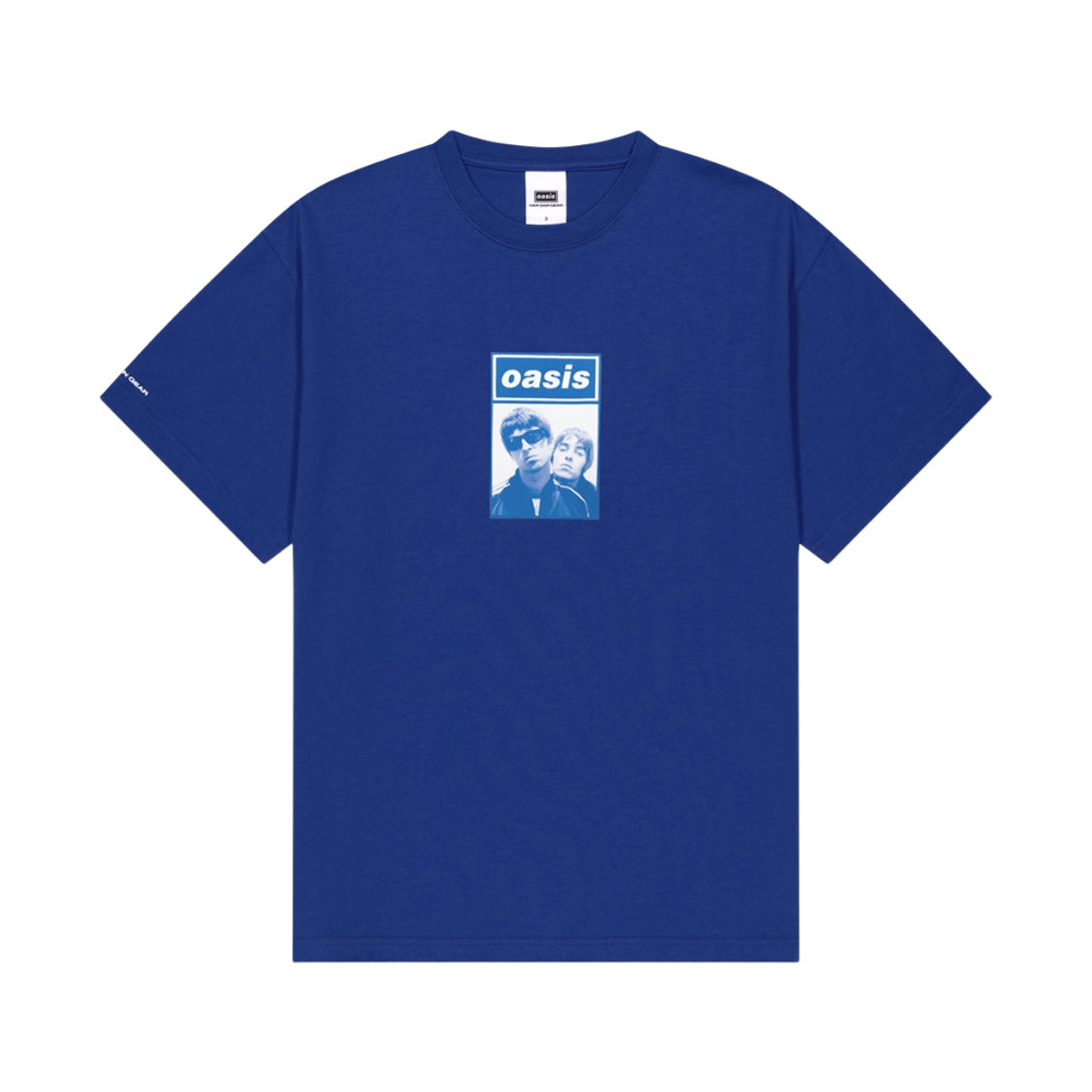 산산기어 X 오아시스 포토 티셔츠 블루(Sansan Gear x Oasis Photo T-Shirt Blue)