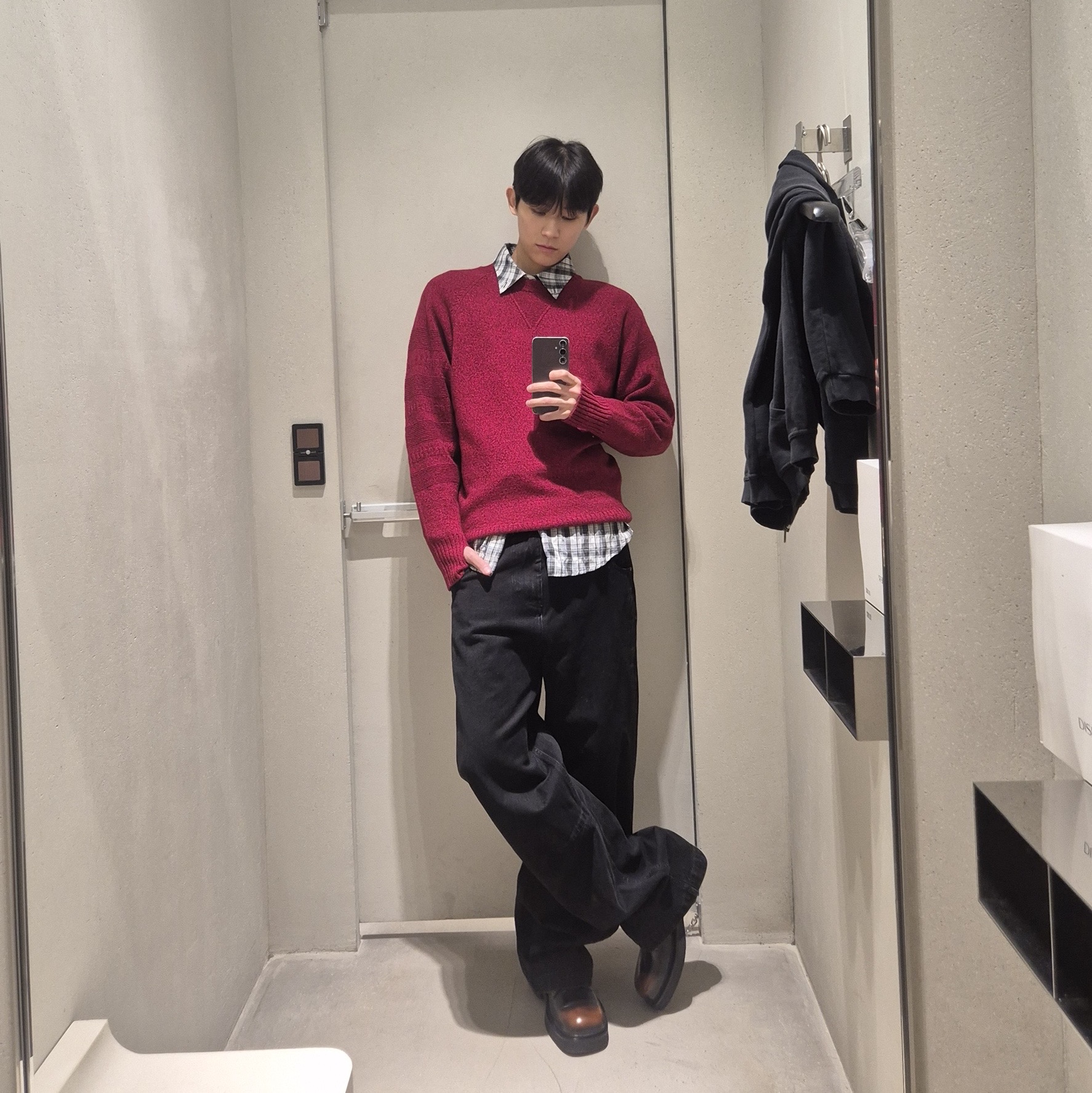 Eytys Savoy Leather Amber - 25FW 착용 스타일 - 3