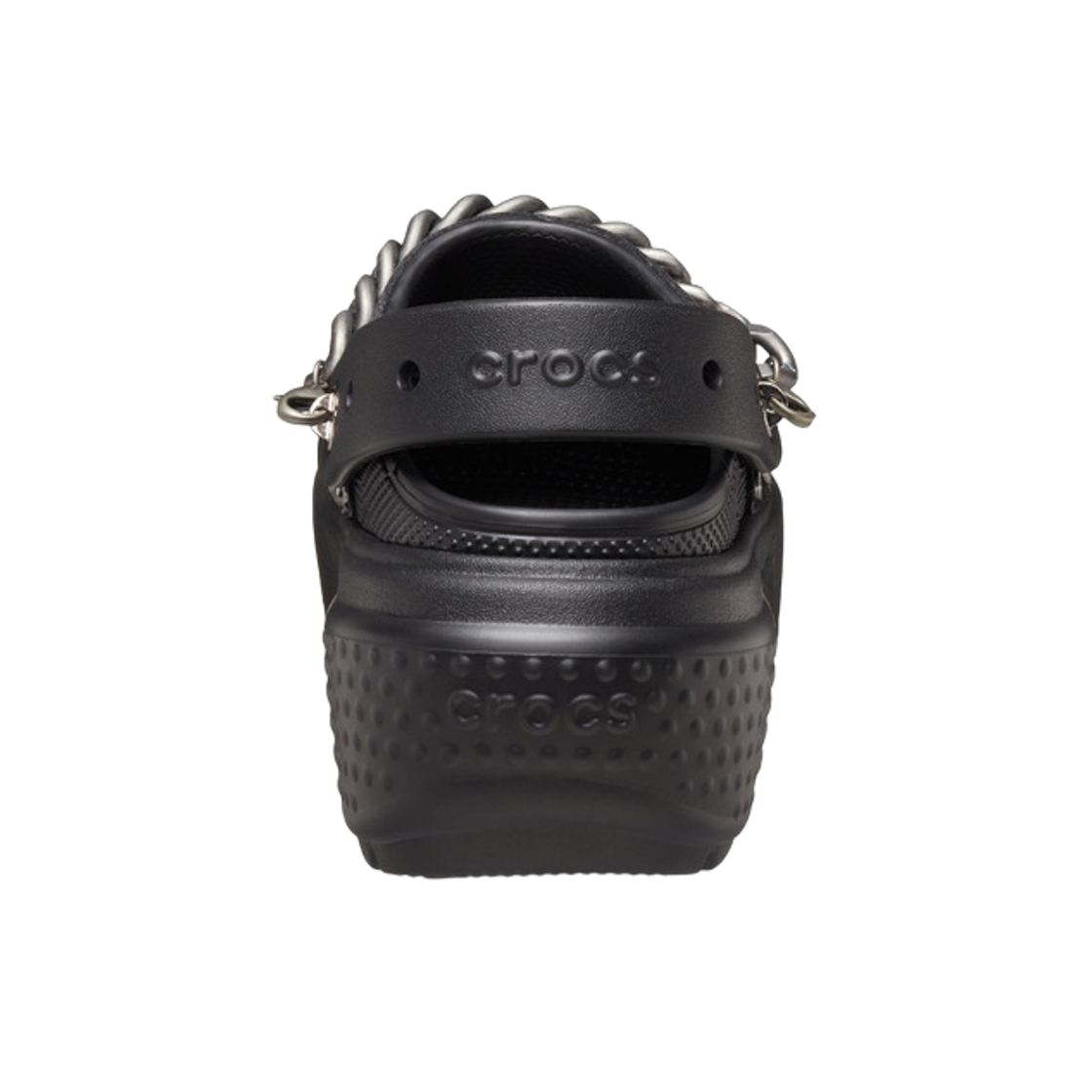 크록스 스톰프 엠벨리시드 클로그 블랙(Crocs Stomp Embellished Clog Black) - 3