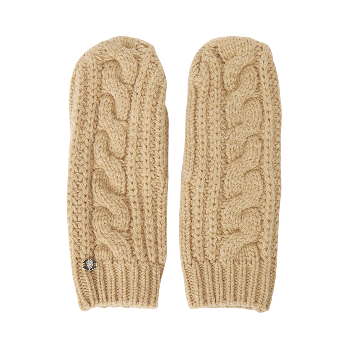 GLV52151 (W) Helen Kaminski Mina Wool Blend Mitten Camel