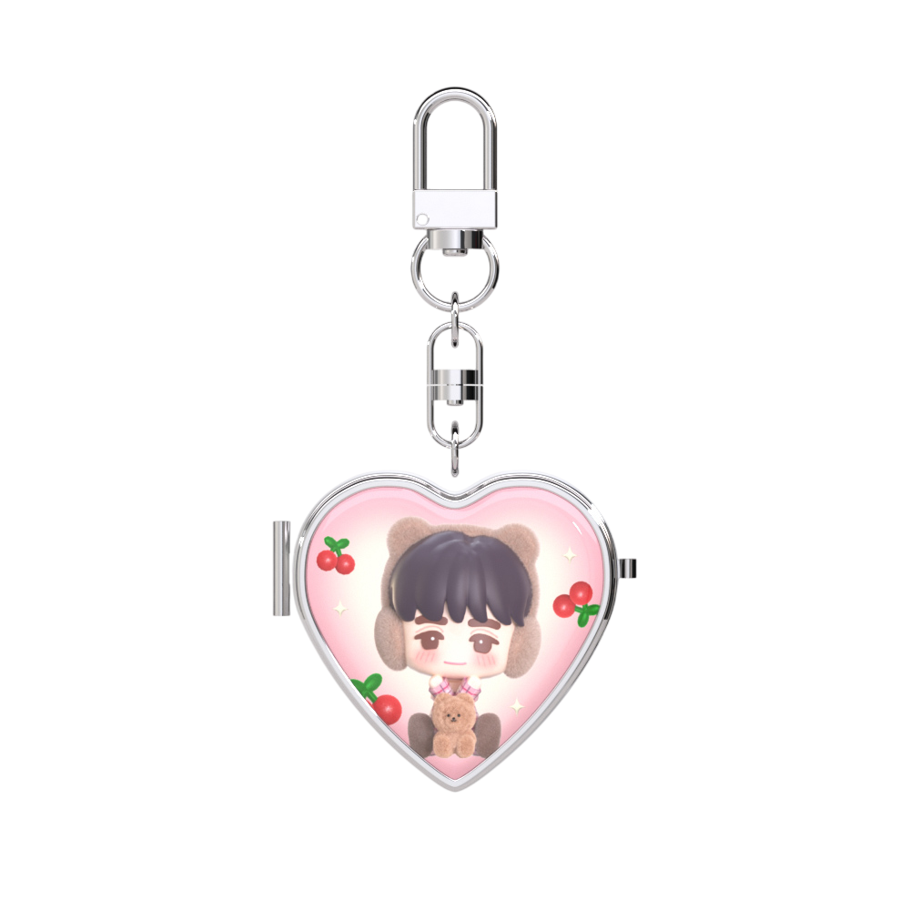 [퍼즐 세븐틴 X 어프어프] 거울 키링 (에스쿱스)([Puzzle SEVENTEEN X EARPEARP] Mirror Key Chain (S.COUPS))