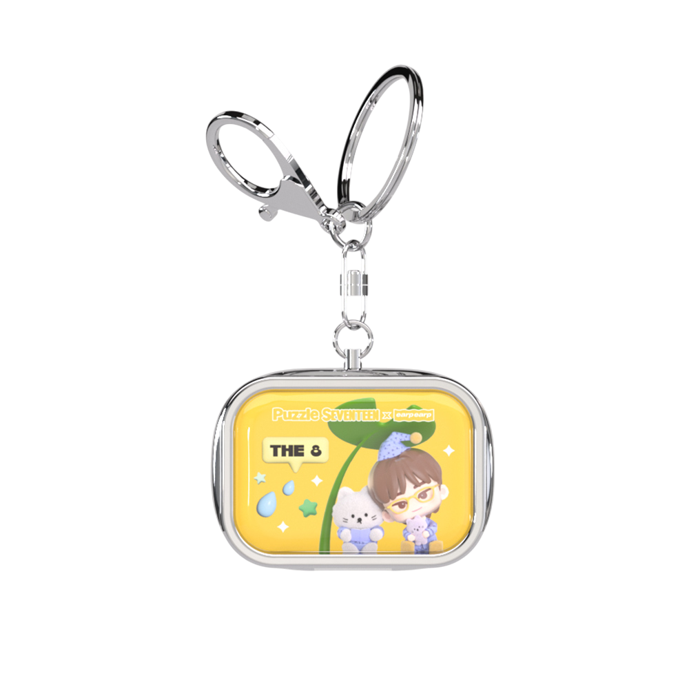 [퍼즐 세븐틴 X 어프어프] 틴케이스 키링 (디 에잇)([Puzzle SEVENTEEN X EARPEARP] Tin Case Key Chain (THE 8))