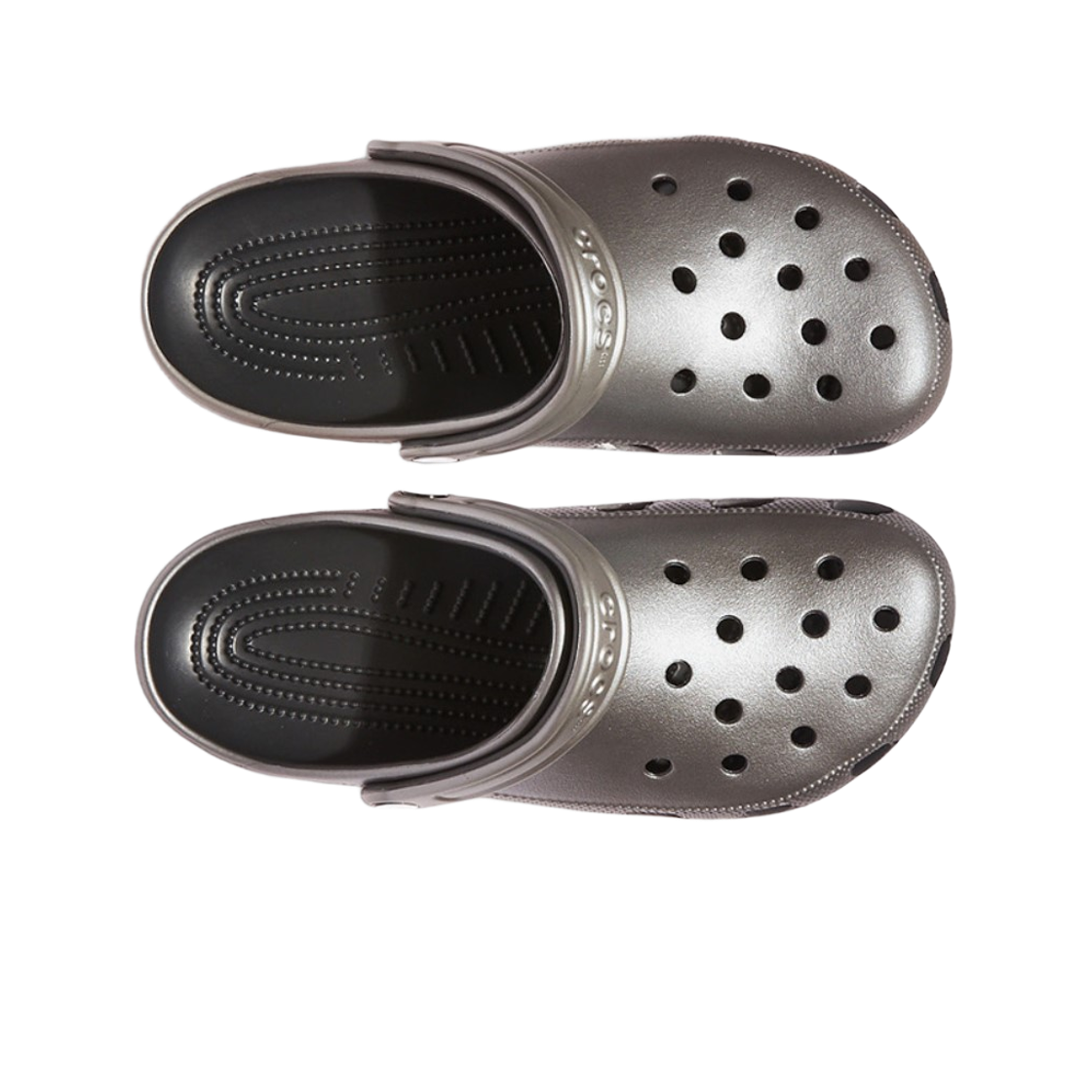 크록스 클래식 메탈릭 클로그 그래파이트(Crocs Classic Metallic Clog Graphite) - 2